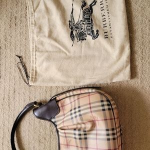 Burberry haymarket hobo bag